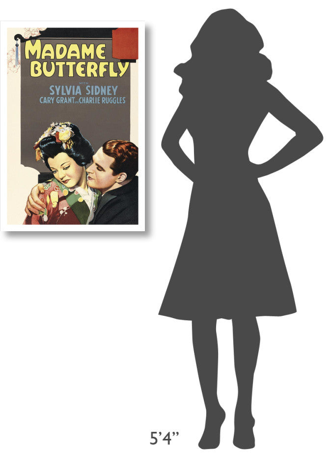 "Vintage Film Posters: Madame Butterfly" Digital Paper Print, 22"x32"