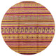 Ahgly Company Indoor Round Mid-Century Modern Area Rugs, 8' Round