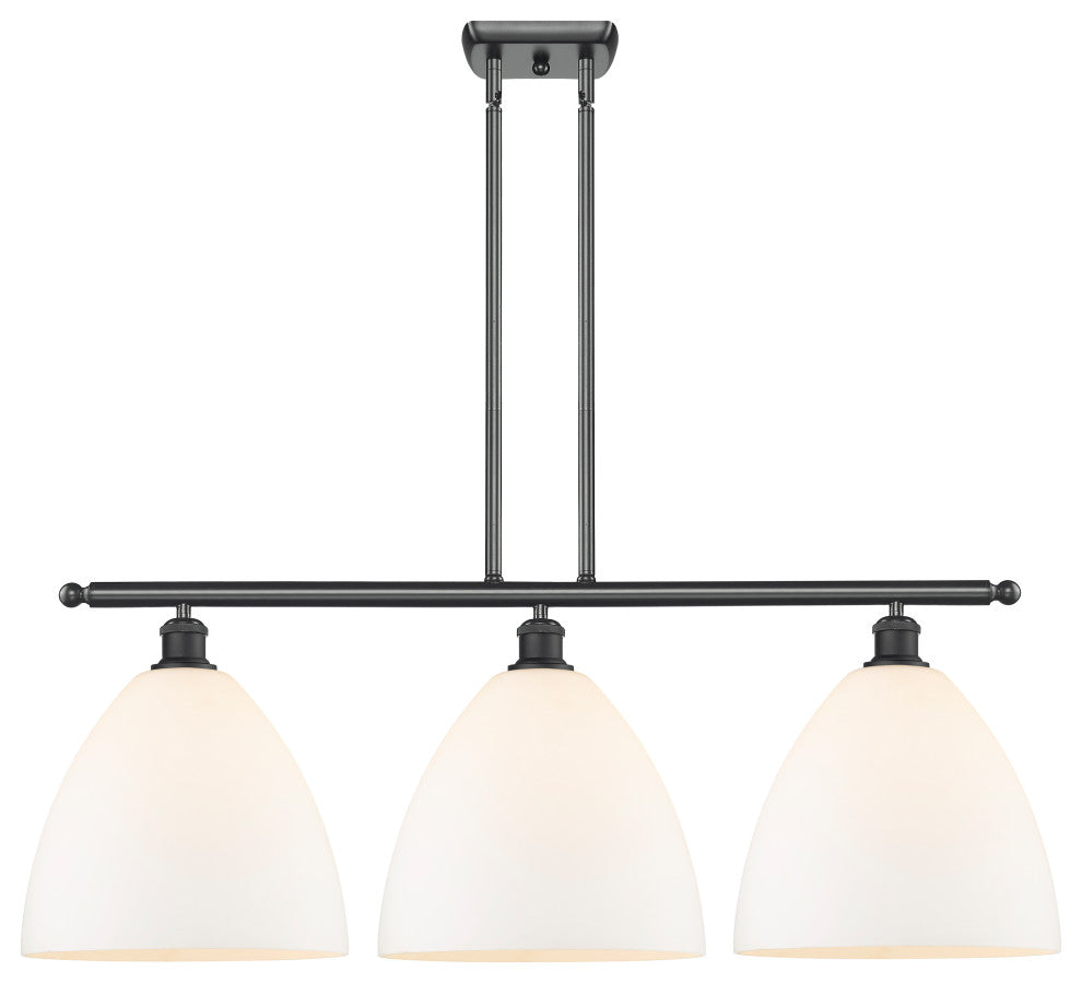 Innovations 516-3I-BK-GBD-121-LED 3 Light Island Light, Matte Black