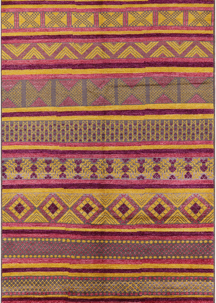 Ahgly Company Indoor Rectangle Mid-Century Modern Area Rugs, 2' x 4'