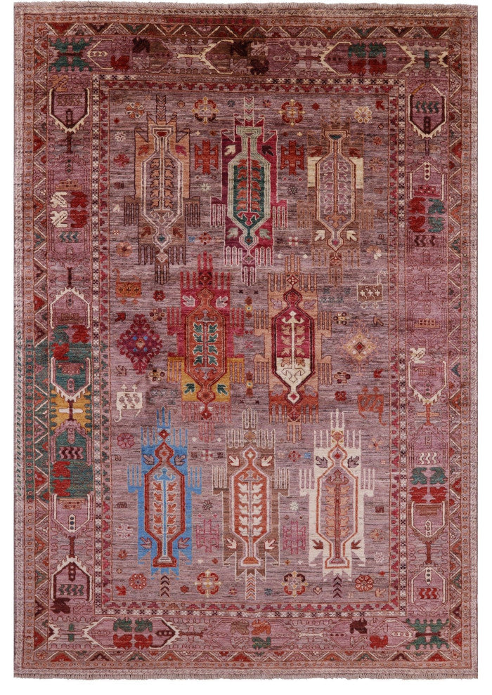 Tribal Fine Serapi Hand Knotted Wool Rug 5' 8" X 8' 2" - Q12228