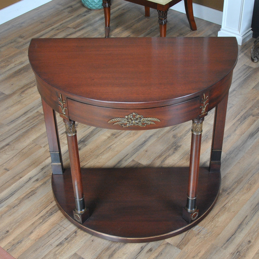 NVIN0119 Kittinger Mahogany Console with Columns A903