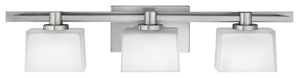 Hinkley Taylor Medium Three Light Vanity, Brushed Nickel