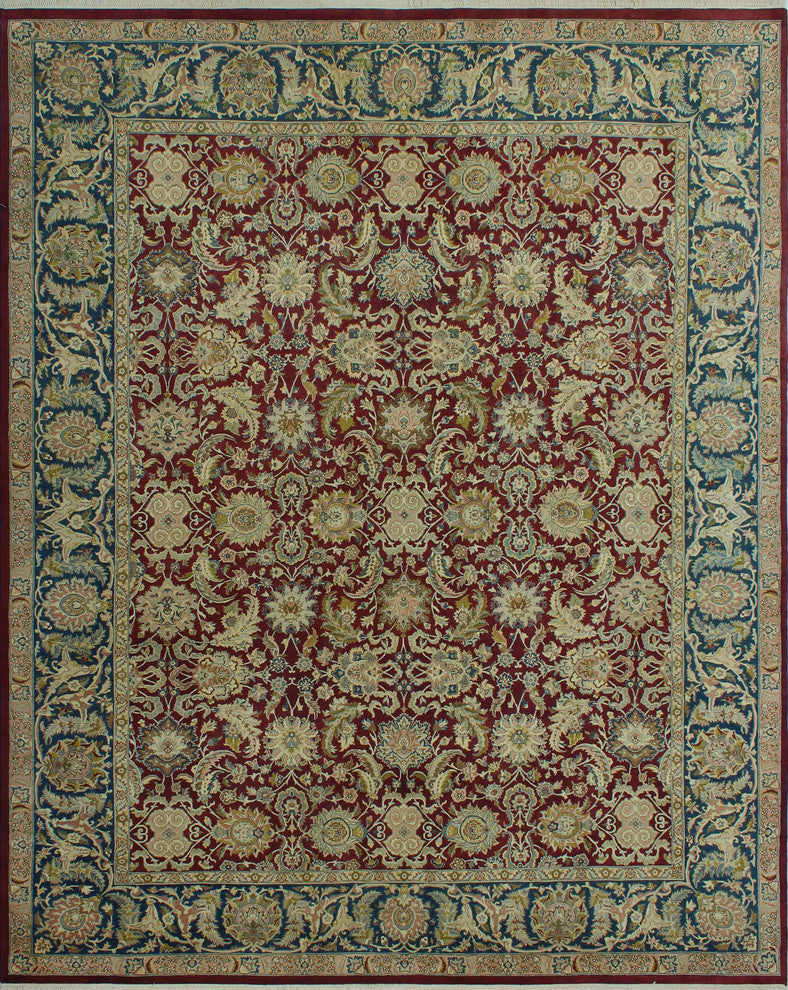Pak-Persian Agra Red Rug, 8'0x9'10