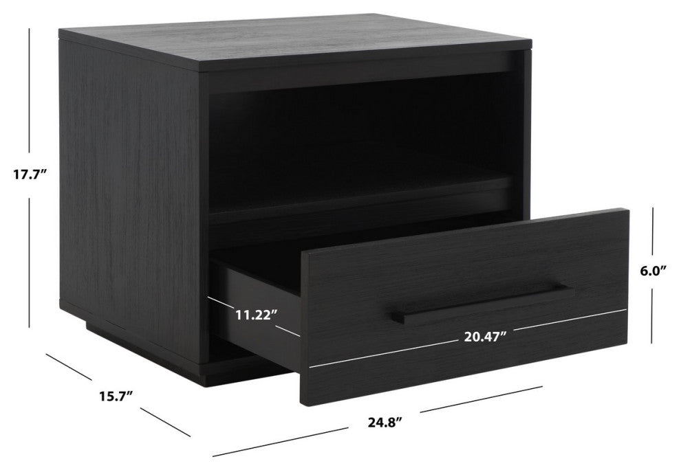 Safavieh Couture Poesy 1 Drawer Nightstand