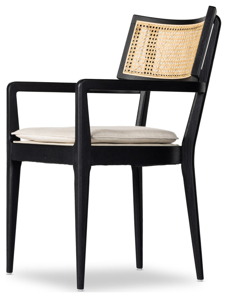 Britt Dining Armchair-Savile Flax