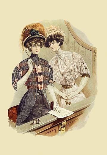 Ladies at the Theatre- Fine Art Giclee Print 24" x 36"