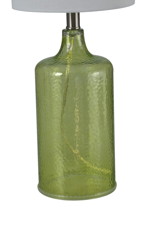 Seaglass Table Lamp, Green