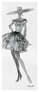 "Fashion Sketchbook V" Digital Paper Print by Anne Tavoletti, 26"x62"