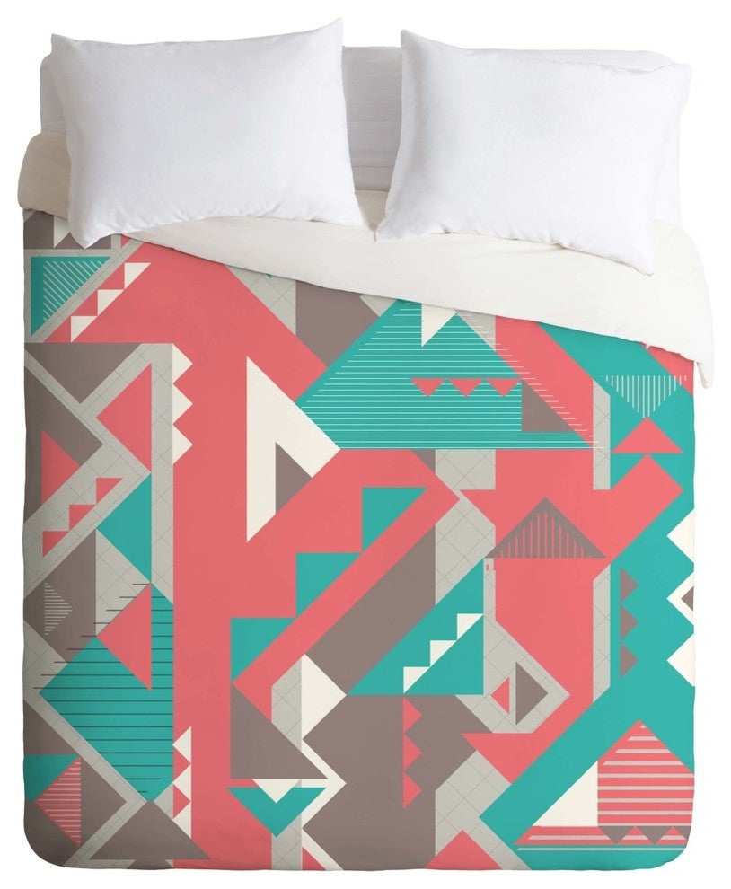 Deny Designs Sam Osborne Folded Angles Duvet Cover - Lightweight