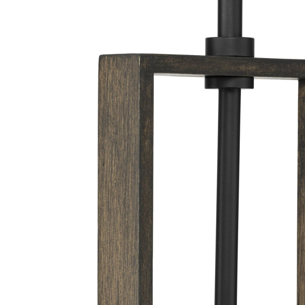 Boundary Collection 1-Light Modern Pendant, Matte Black