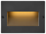 Hinkley Taper Landscape Light, Satin Black, Horizontal Step Light
