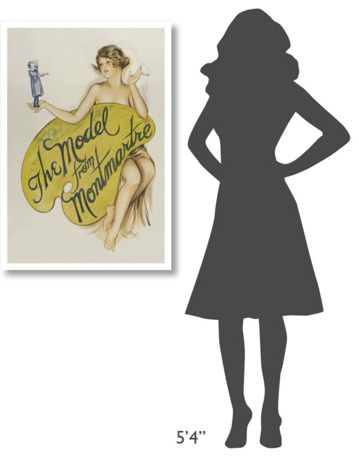 "Vintage Film Posters: Model from Montmartre" Paper Print, 26"x38"