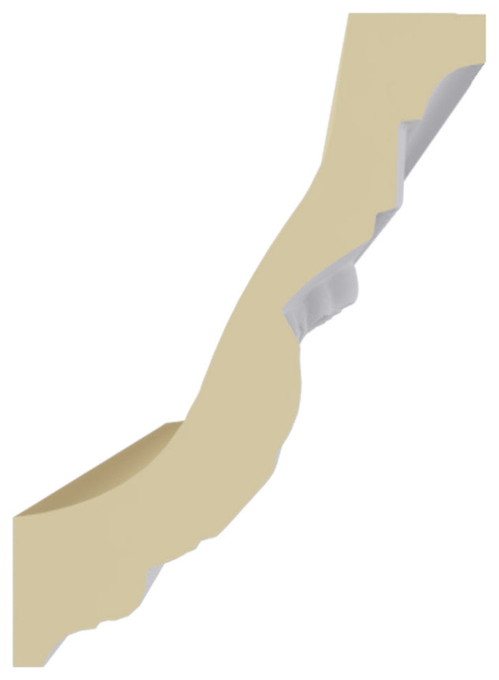 4 1/2"H x 3 1/4"P x 5 1/2"F x 94 1/2"L Devon Crown Moulding