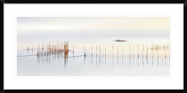 "The Boat" Framed Digital Print by Juan Luis Duran, 44x22"