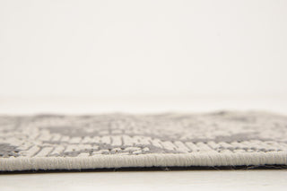 Unique Loom Gray Medallion Outdoor 2'x6' Runner Rug