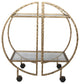 Uttermost Zelina Gold Bar Cart