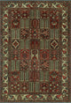 Fine Vintage Distressed Forest Red/Beige Rug, 6'10x10'3
