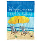 Flag  Double Applique  Beach Chairs Happiness Polyester Large