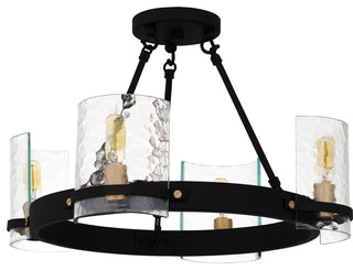 Quoizel GLC1720 Gloucester 4 Light 20"W Semi-Flush Ceiling - Matte Black