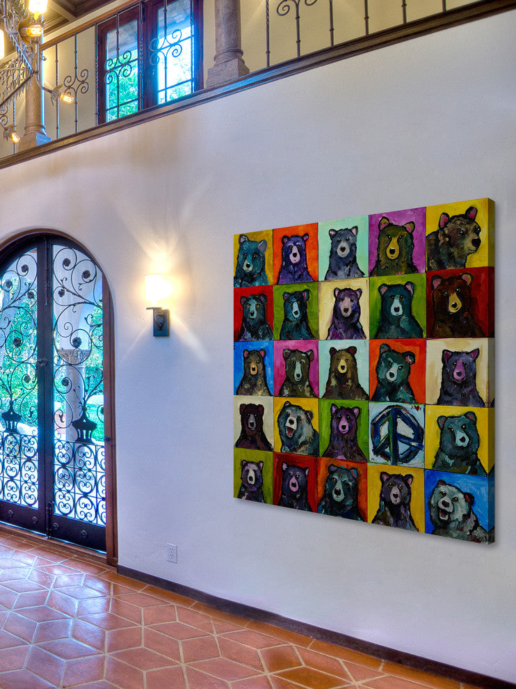 "Da Bears" Painting Print on Canvas by Tori Campisi