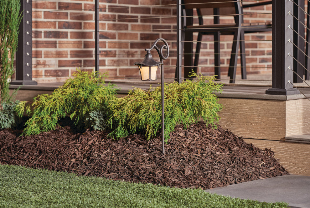 Cotswold 25" Aged Bronze Path and Spread 1--Light 12V
