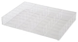 Alexa Acrylic Organizer Singles, Compact Powder, 28 Slots, Wide