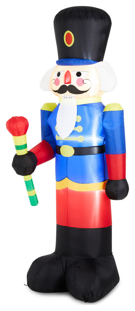 8FT Lighted Inflatable Nutcracker Decor