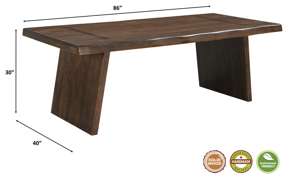 Emma 9-piece Solid Wood Dining Set