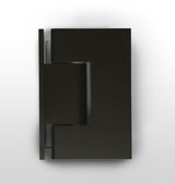 78"x36"x35" Frameless 90 Degree Shower Enclosure Wall Hinge, Matte Black