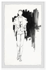 "Own the Runway" Framed Painting Print, 8x12