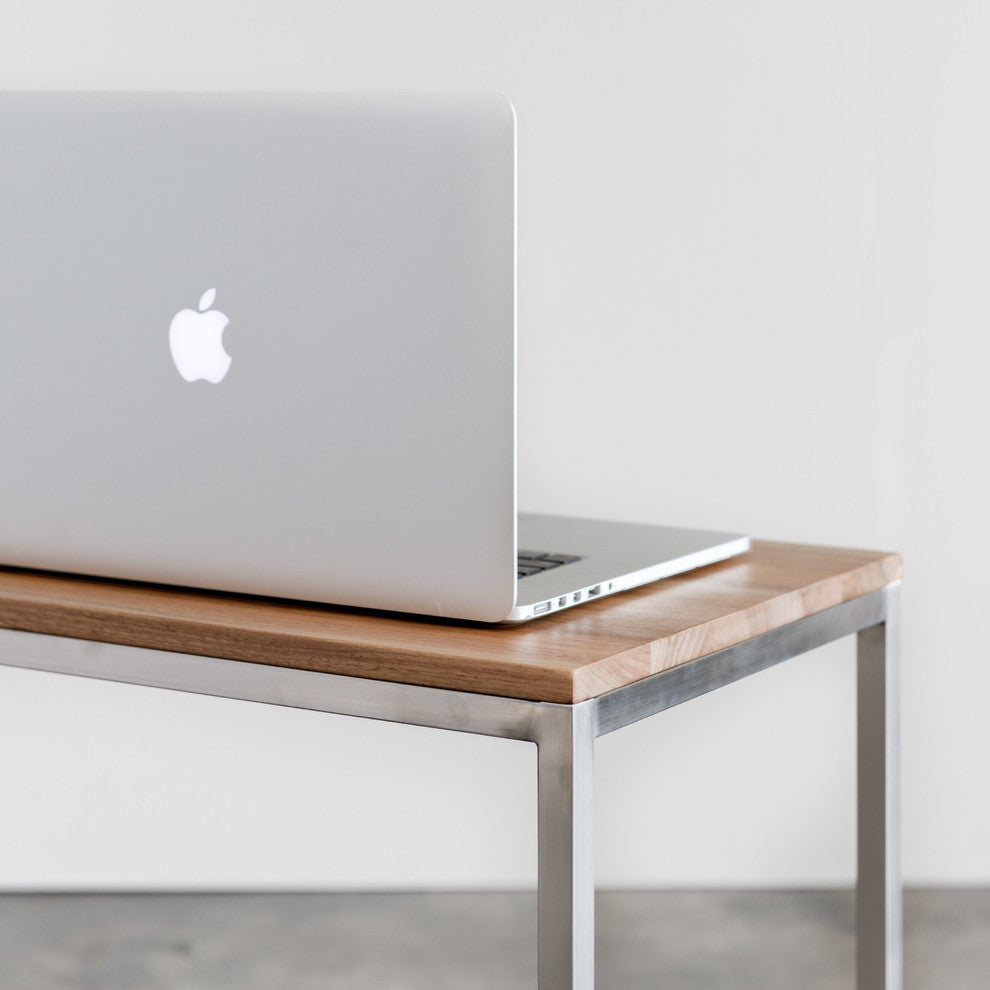 Soho Laptop Stand, Natural Walnut