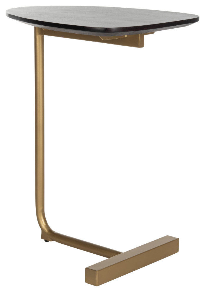 Safavieh Kaiya C-Table, Black/Gold