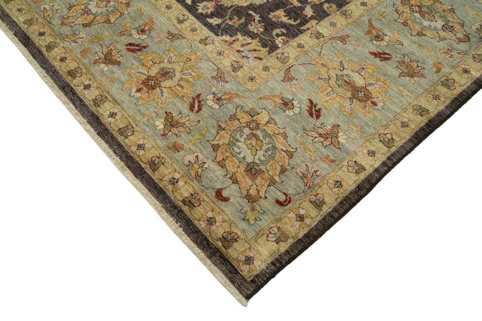 Rug N Carpet - Handwoven Oriental 12' 0" x 15' 3" Large Oushak Area Rug