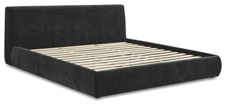 Isla Upholstered Bed, Charcoal, King