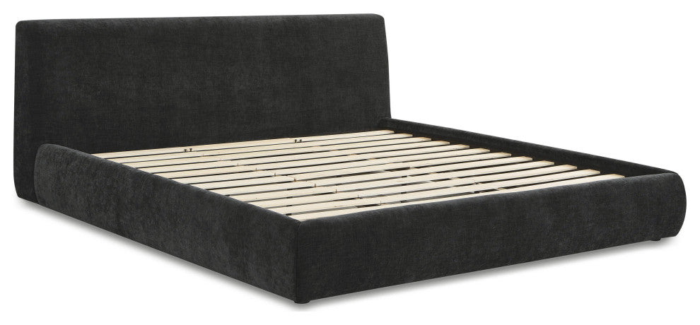 Isla Upholstered Bed, Charcoal, King