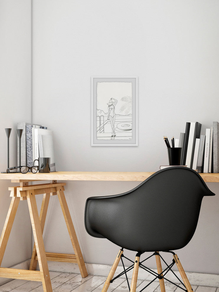 "Summer Sweetheart" Framed Painting Print, 30"x45"