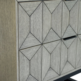 Henley 36" Bathroom Vanity, Gray Oak, Top: Carrara Marble