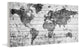 "Lost in the World" Painting Print on White Wood, 40"x20"