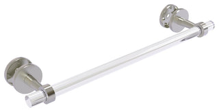 Allied Brass Clearview Collection 18" Shower Door Towel Bar, Satin Nickel