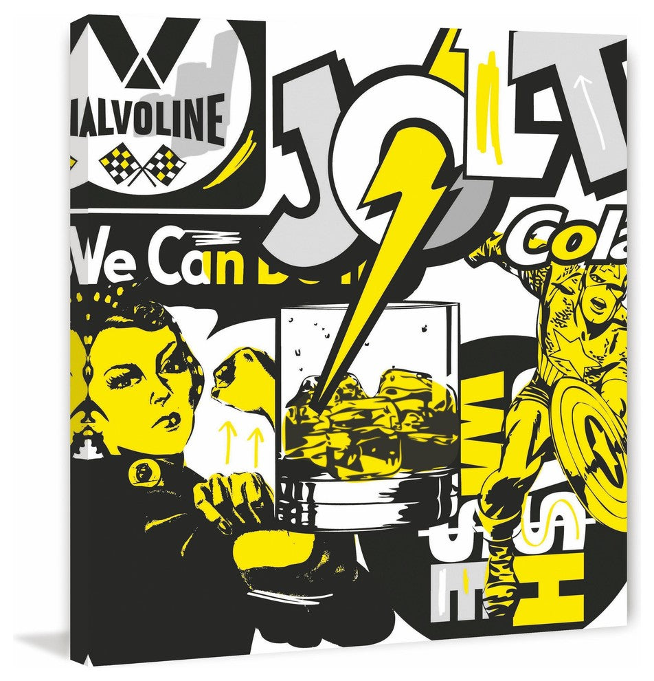 "Jolt 1" Print on Canvas
