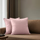 A1HC Soft Velvet Throw Pillow Covers Only, Set of 2, Pink, 24"x24"