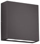 Thames LED Outdoor Wall Sconce, Charcoal