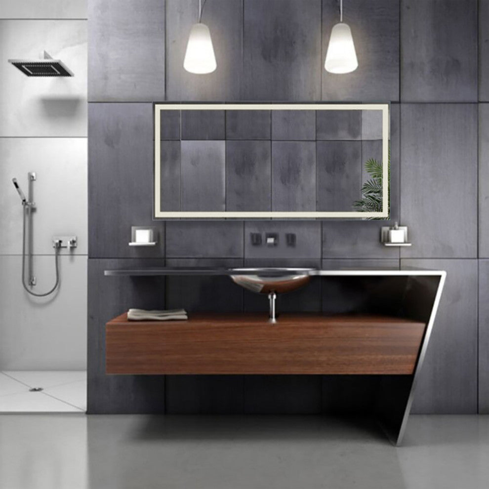 Radiant Series Inset LED Mirror, 60"x36"x1.75"