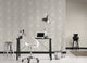 Hollywood  - Graphical Retro Floral Trails Vintage  Cream Wallpaper Roll