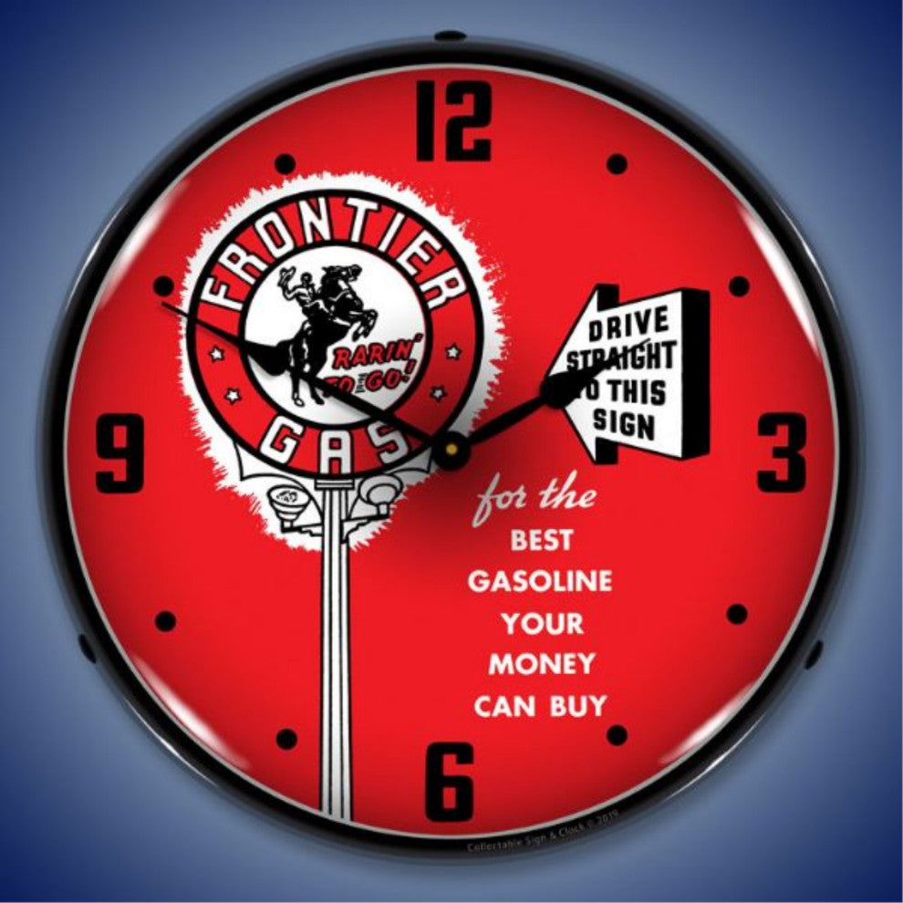1902876 Frontier Gas Clock