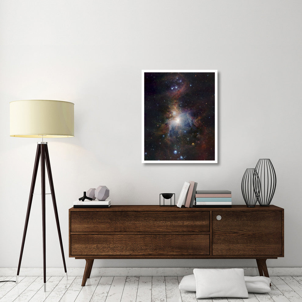 "VISTA's infrared view of the Orion Nebula" Paper Art, 30"x37"