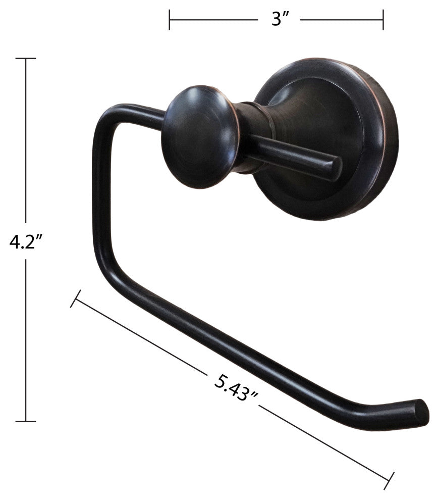 Dyconn Faucet BLNTPH-ORB London Series Toilet Paper Holder, Oil Rubbed Bronze