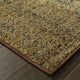 Aegina Diamonds Green/Gold Area Rug, 1'10"x3'2"