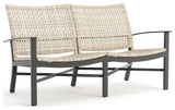 Jasper Loveseat, Textured Pewter